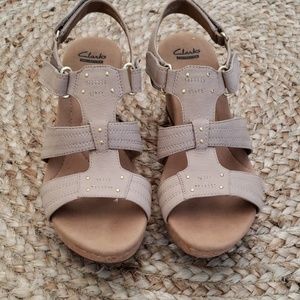 Clark's Wedge Sandals